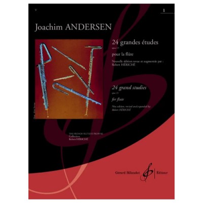 ANDERSEN JOACHIM - 24 GRANDES ETUDES OP.15 VOL.1