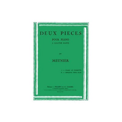 COMBRE Meunier - Pièces (2) - Piano À 4 Mains