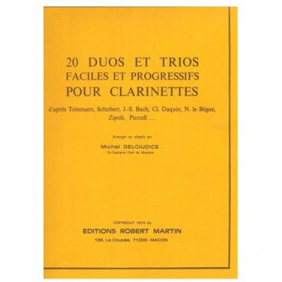 Del Giudice M. - Vingt Duos Et Trios Faciles Et Progressifs