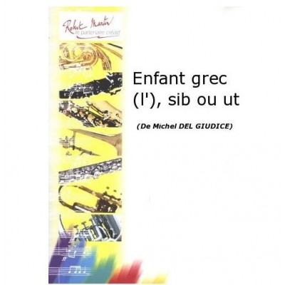 ROBERT MARTIN DEL GIUDICE M. - ENFANT GREC (L