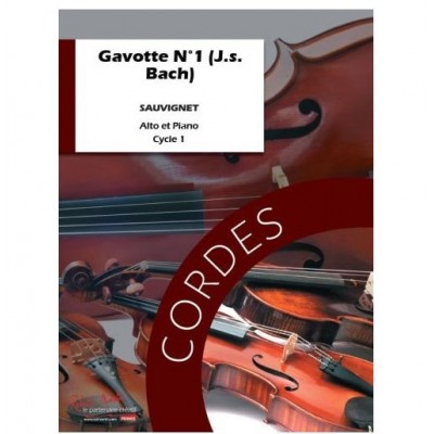 Bach J.s - Sauvignet - Gavotte N1