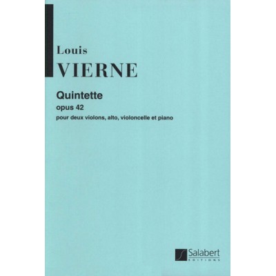 VIERNE - QUINTETTE - ENSEMBLE CORDES ET PIANO