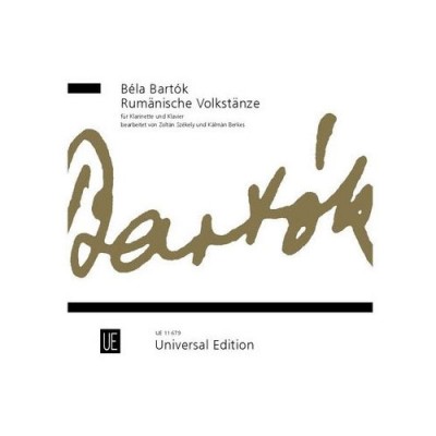 BARTOK B. - RUMNISCHE VOLKSTNZE - CLARINETTE ET PIANO