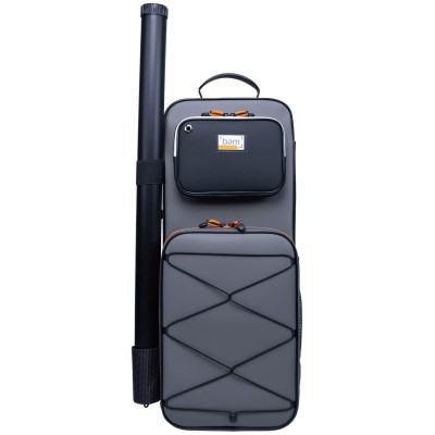 4/4 COMPACT PEAK PERFORMANCE VIOLIN CASE - BLACK GREY