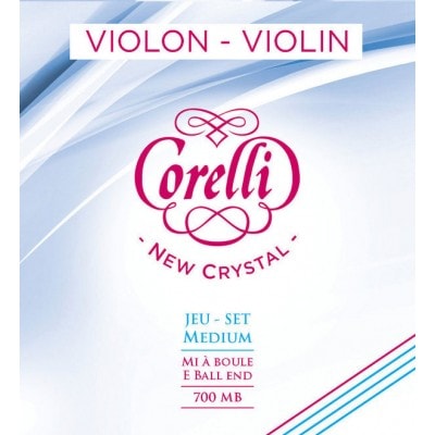 4/4 CORELLI CRYSTAL VIOLIN SET MEDIUM TENSION