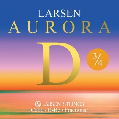 CELLO STRINGS LARSEN AURORA D 3/4 MEDIUM