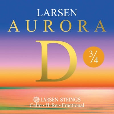 LARSEN STRINGS AURORA 3/4 RÉ - MEDIUM 