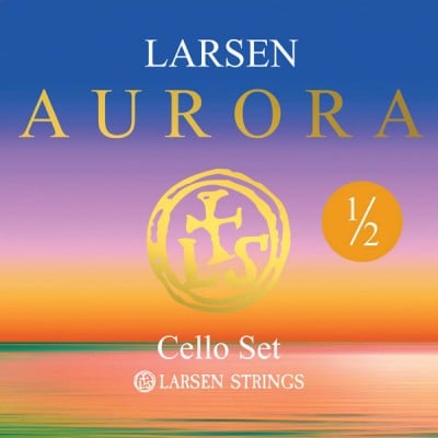 CELLO STRINGS LARSEN AURORA SET 1/2 MEDIUM