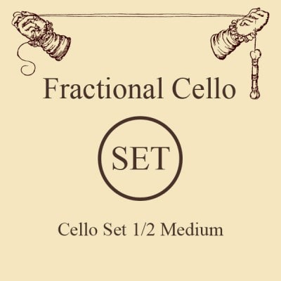 1/2 STRINGS FOR CELLOS SHORT SCALE SET 
