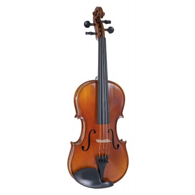 GEWA 4/4 VIOLIN PREPARED FOR PLAYING, PROFILED CASE, MASSARANDUBA BOW, LARSEN IL CANNONE STRINGS