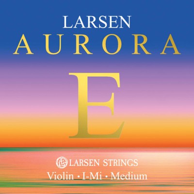LARSEN STRINGS AURORA VIOLIN STRINGS E 4/4 BALL END MEDIUM
