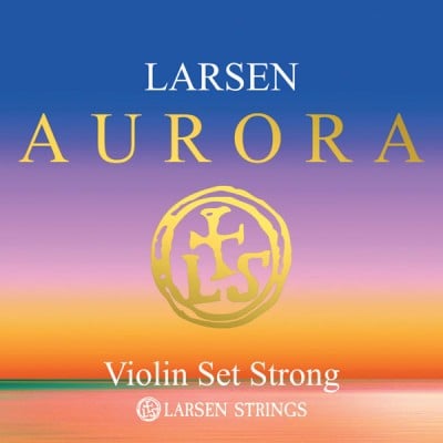 LARSEN STRINGS AURORA VIOLIN STRINGS SET 4/4 WITH ALUMINIUM D STRONG