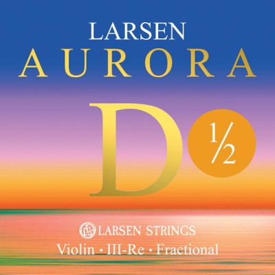 LARSEN STRINGS AURORA VIOLIN STRINGS D 1/2 MEDIUM