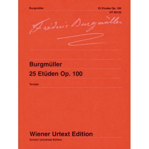 BURGMULLER F. - 25 ETUDEN OP. 100 - PIANO