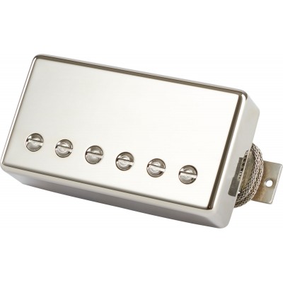 GIBSON ACCESSORIES 57 CLASSIC DOUBLE BLACK NICKEL COVER 2-CONDUCTOR 7.9K OHMS