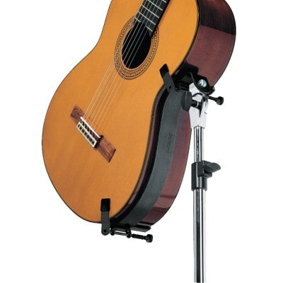 K&M 14761 STAND DE GUITARE ACOUSTIQUE NOIR (JEUX DEBOUT)