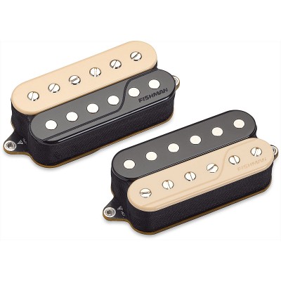 FISHMAN SET FLUENCE CLASSIC HUMBUCKER OPEN CORE ZEBRA
