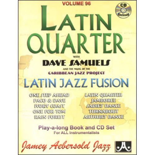 AEBERSOLD N096 - DAVE SAMUELS - ”LATIN QUARTER” + CD