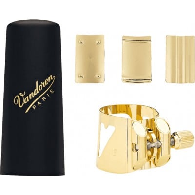 VANDOREN LIGATURE OPTIMUM PLASTIQUE SOPRANO COUVRE BEC