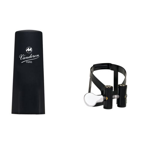 VANDOREN ABRAZADERA M/O MASTERS Sib NEGRO Y BOQUILLERO PLASTICO - LC61BP