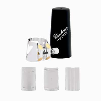 VANDOREN LIGATURE OPTIMUM - CLAR SIB + COUVRE BEC PLASTIQUE