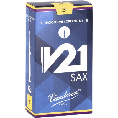 VANDOREN SOPRANO SAXOPHONE REEDS V21 3