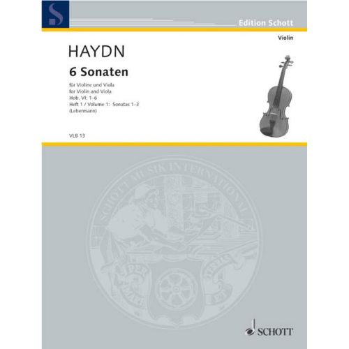  Haydn Joseph - 6 Sonatas  Hob.vi: 1-6 Heft 1 - Violin And Viola