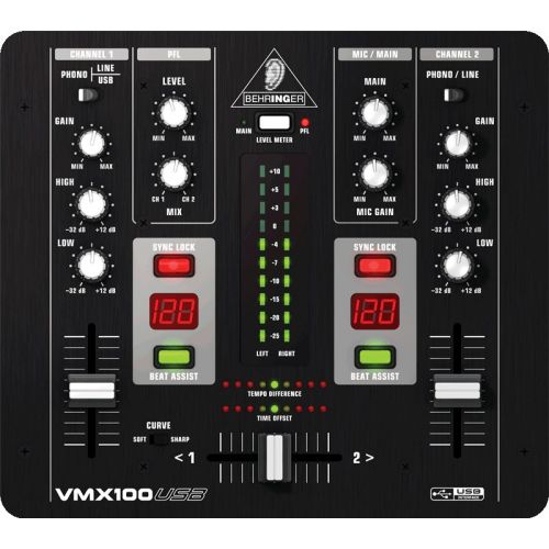 BEHRINGER VMX100 USB PRO MIXER TABLE DE MIXAGE DJ VMX100USB VMX 100 ZOPC