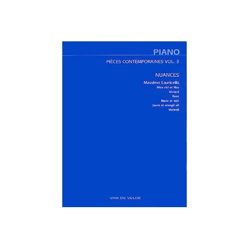 VAN DE VELDE LAURICELLA MASSIMO - NUANCES - PIANO