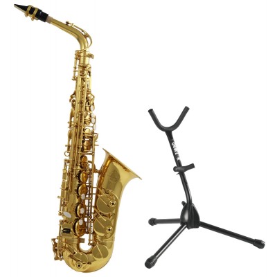 WOODBRASS WSA300 Alto Mi B Verni + Stand