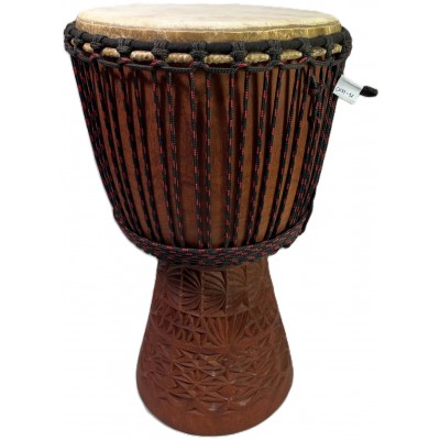 WASSOULOU Djembe Custom Grand 33-35 X 60-62CM + Housse (offerte)
