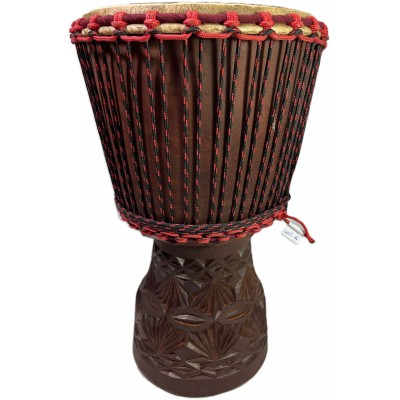 WASSOULOU CUSTOM DJEMBE LARGE 33-35 X 60-63CM 