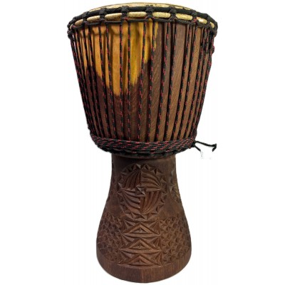 WASSOULOU Djembe Custom Grand 33-35 X 60-62CM + Housse (offerte)
