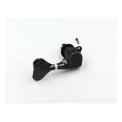 GOTOH TUNING MACHINES LOW RIGHT BLACK, METAL BLACK BUTTON