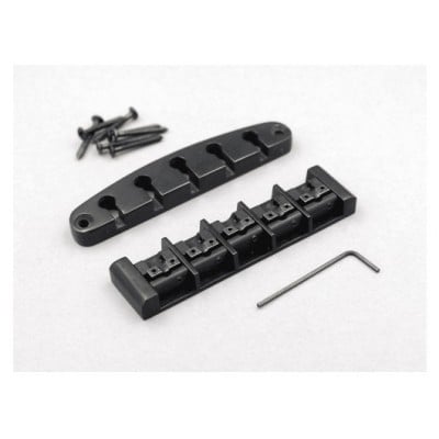 BRIDGE + TAILPIECE KIT 5C BLACK SATIN