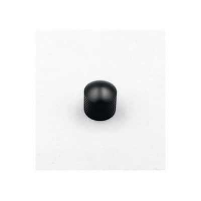 METAL DOME BUTTON PLASTIC INSERT SATIN BLACK