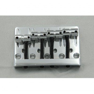 CHEVALET BASSE 4 CORDES CHROME VIS NOIRES