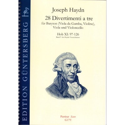HAYDN JOSEPH - 28 DIVERTIMENTI A TRE N. 97-126 - SCORE