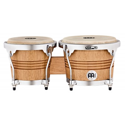 MEINL WB200SNT-M - WB200 WOOD BONGOS 6 3/4" MACHO & 8" HEMBRA - SUPER NATURAL