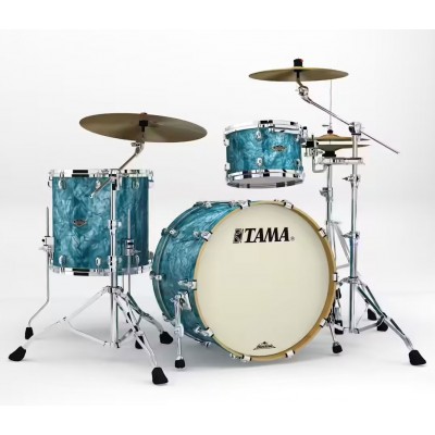 STARCLASSIC WALNUT/BIRCH ROCK 22 DRUM KIT TURQUOISE PEARL