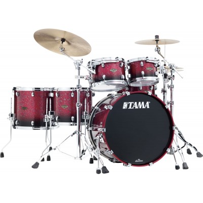 TAMA STARCLASSIC WALNUT/BIRCH STUDIO 22 MOLTEN DARK RASPBERRY FADE