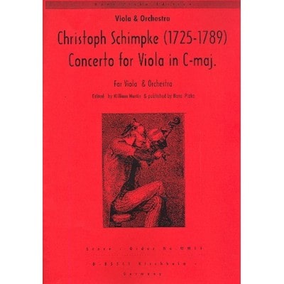 SCHIMPKE CHRISTOPH - KONZERT C-DUR - ALTO & PIANO 