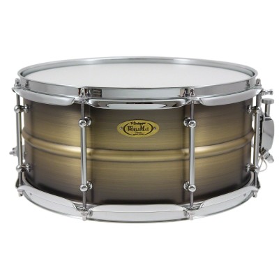 Worldmax Bka-6514sh - Caisse Claire Black Dawg 14 X 6.5 - Fut Laiton Antique Brush