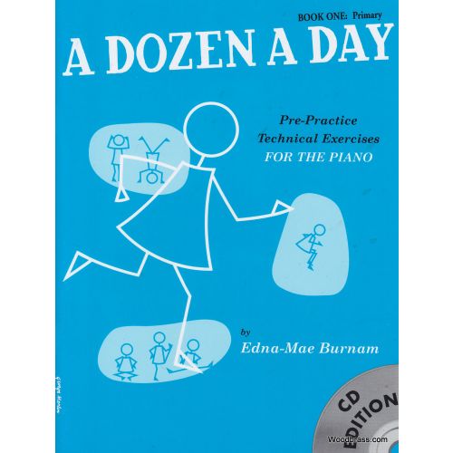BURNAM EDNA-MAE - A DOZEN A DAY VOL. 1 + CD