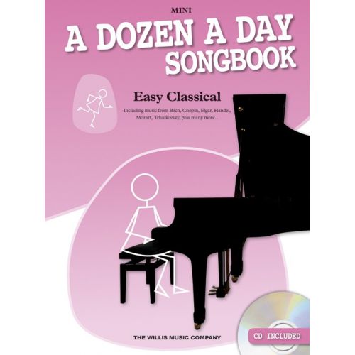 THE WILLIS MUSIC COMPANY EDNA MAE BURNAM - A DOZEN A DAY SONGBOOK - EASY CLASSICAL - MINI - PIANO SOLO