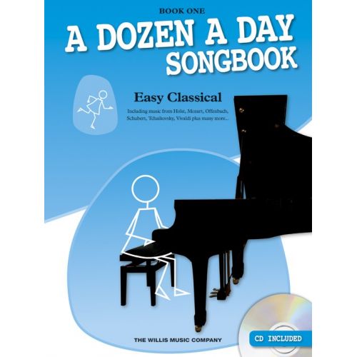 EDNA MAE BURNAM - A DOZEN A DAY SONGBOOK - EASY CLASSICAL - BOOK ONE - PIANO SOLO
