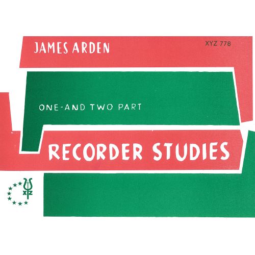 XYZ ARDEN JAMES - RECORDER STUDIES