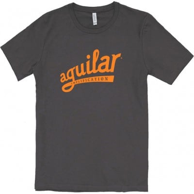 T-SHIRT GRIS-ORANGE SMALL