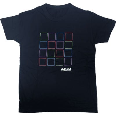 AKAI MPC BLACK T-SHIRT 180G SIZE S