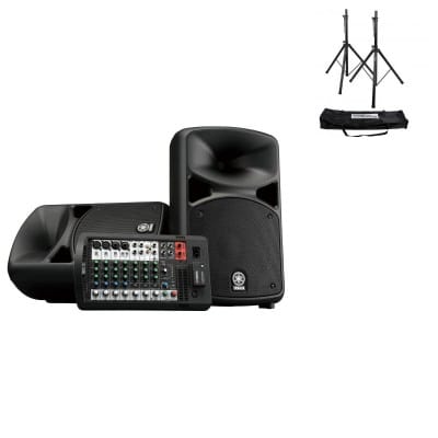 STAGEPAS 600BT 2X340W + 2 STANDS WITH BAG